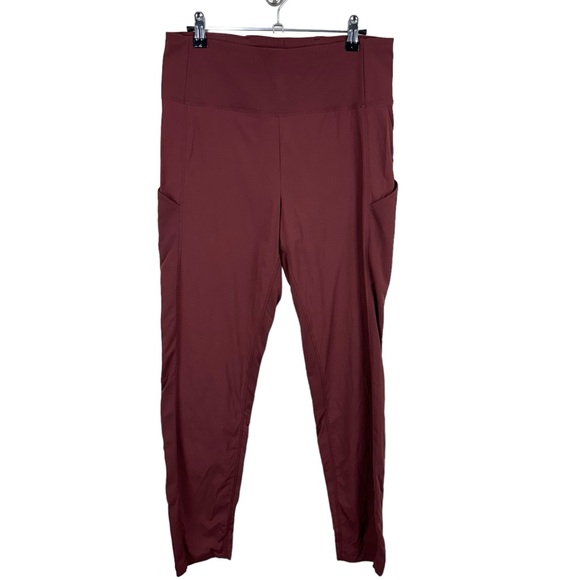 Athleta Trekkie Hybrid Crop Tight Hiking Outdoor Active Pants Size 8 - Picture 2 of 6